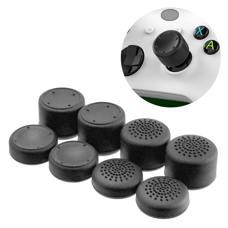 Gaming Accessories For Xbox Series X - 8pcs Controller Silicone Analog Thumb Stick