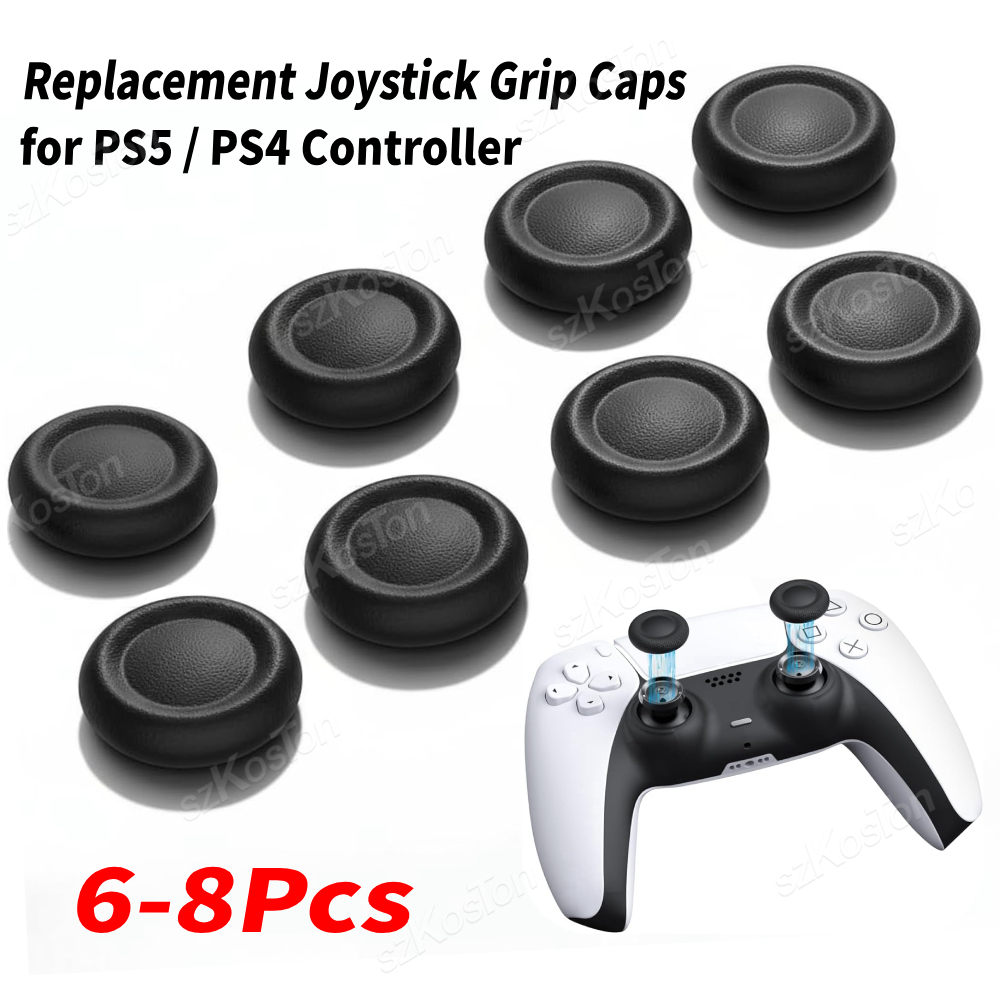 Gaming Accessories Repair - 6-8Pcs Replacement Joystick Caps for PS5