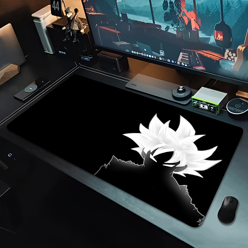 Gaming Home Accessories - DBZ Black Anime Mouse Pad Dragon