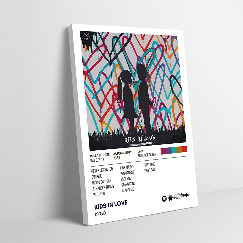 Gaming Accessories Decor - Kygo Kids in Love Printed Poster