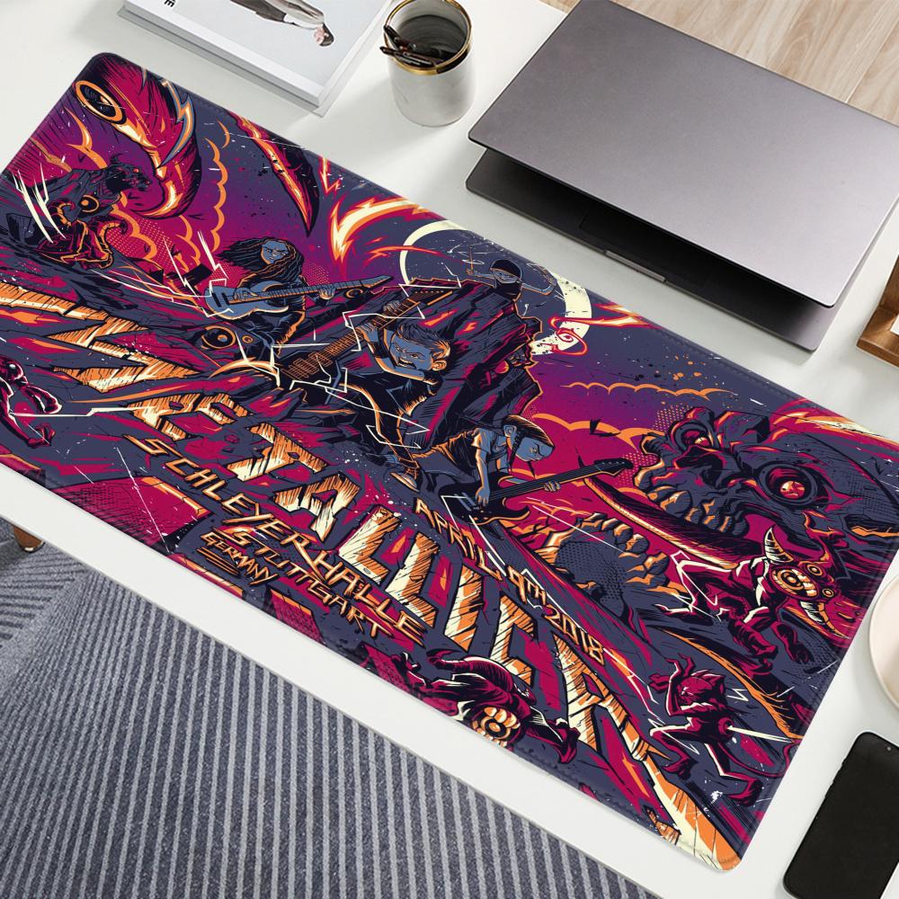 Gaming Mouse Pad Xl - Band M-Metallicaes Mouse Pad 90x40CM Non-slip