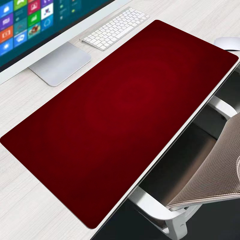 Gaming Accessories For Desk - Red Mouse Pad Office Extended Desk