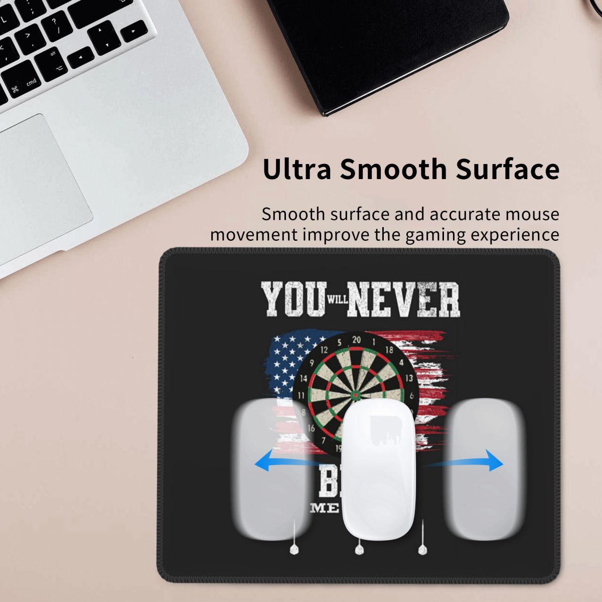 Gaming Accessories Target - Multi-size Mouse Pad Dart Board Arrow