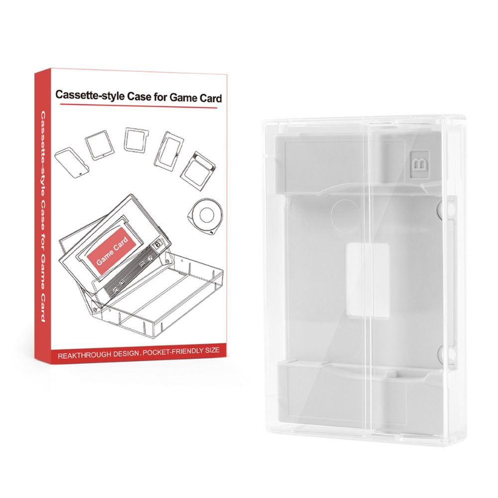 Clear Cassette Storage Box Ret - Gaming Accessories Retro review and price