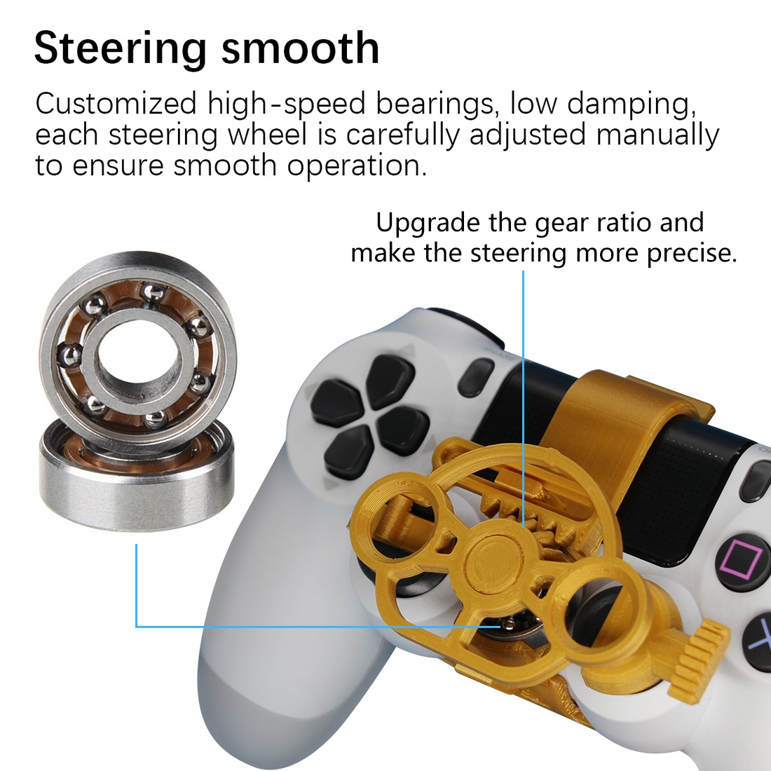 Gaming Racing Wheel Mini Steer - Gaming Accessories To 3D Print review and price
