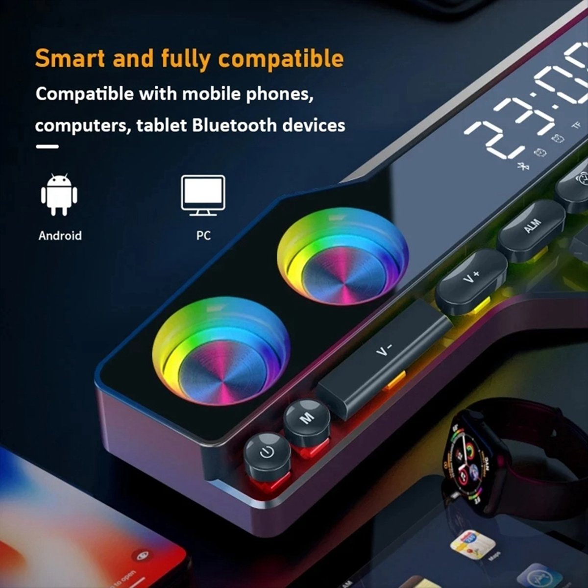 DTC5 V18 Dazzle Colour Speaker - Gaming Home Accessories review and price