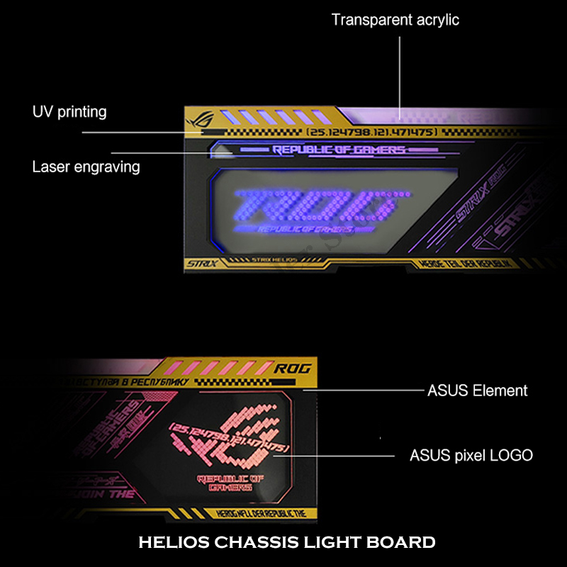RGB Mirror PC Case Backplate P - Gaming Accessories Decor review and price