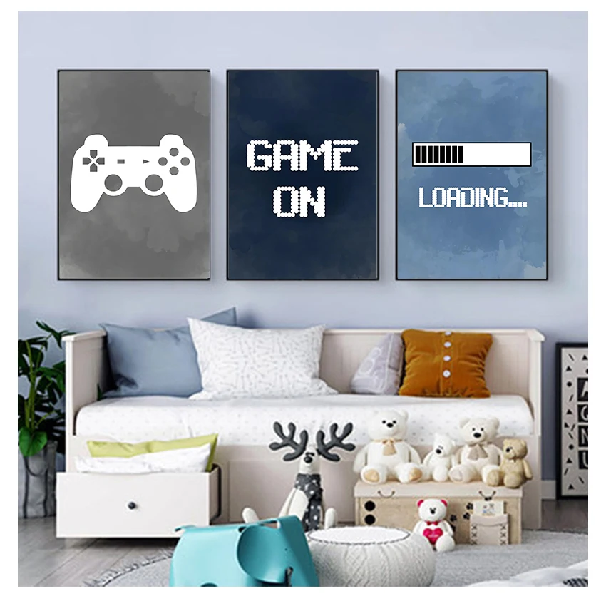 Nursery Boys Wall Decor , Gami - Gaming Accessories Decor review and price