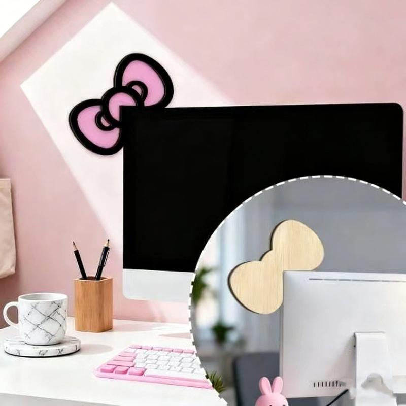 New 1/2Pcs Wooden Bowknot PC A - Gaming Home Accessories review and price