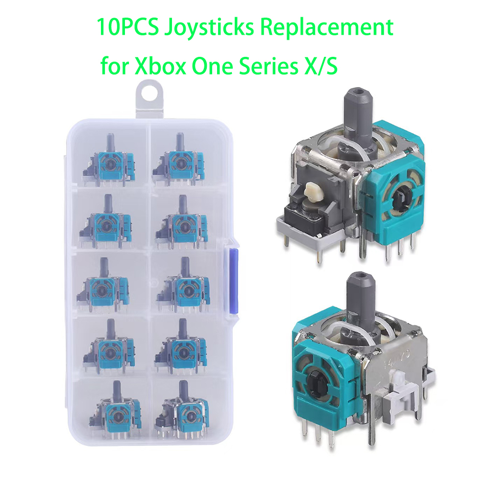 10pcs Replacement 3D Analog Jo - Gaming Accessories For Xbox Series X review and price