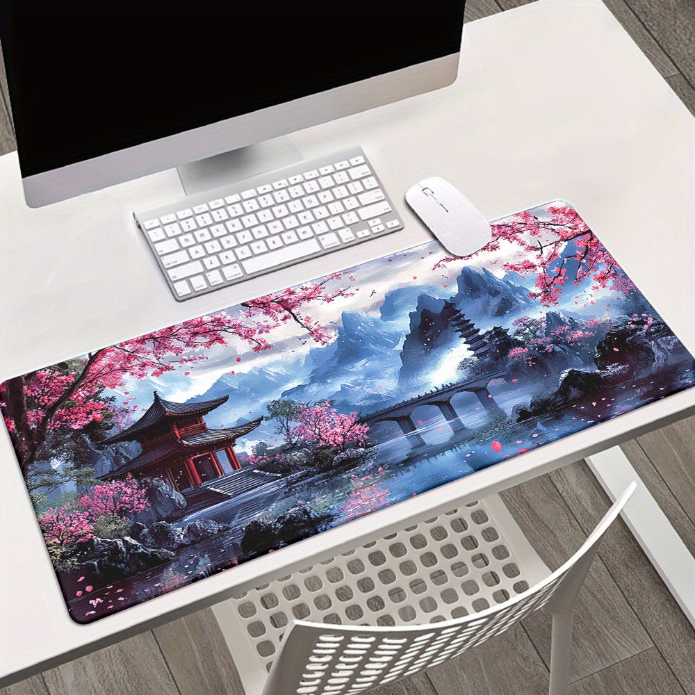 Cherry Blossom Ink Painting La - Gaming Mouse Pad Xl review and price