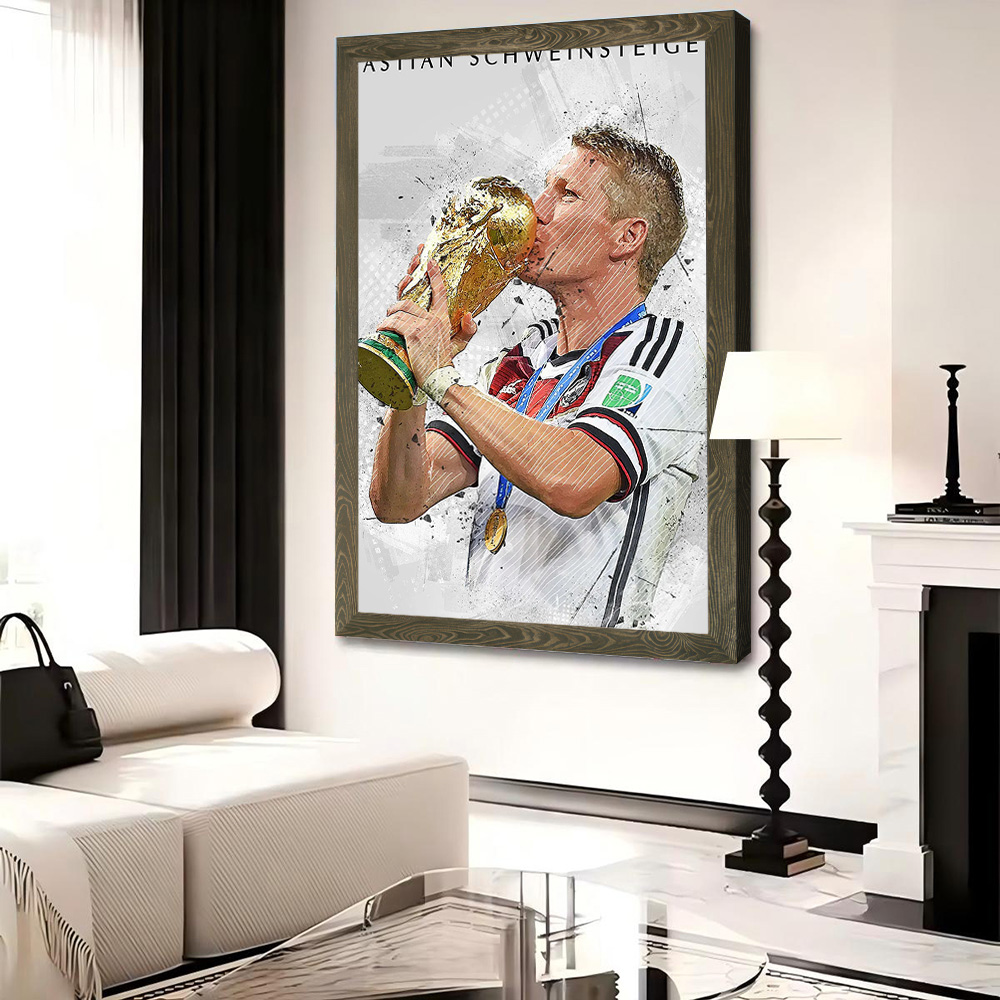 Bastian Schweinsteiger Canvas  - Gaming Accessories Decor review and price