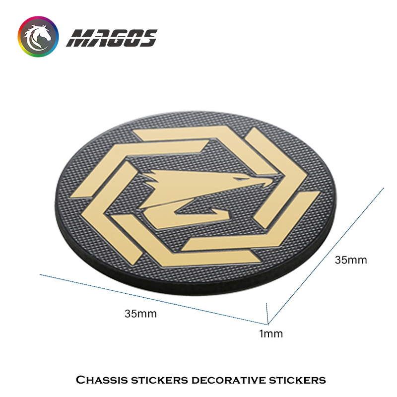 Computer Case Fan Metal Sticke - Gaming Accessories Decor review and price