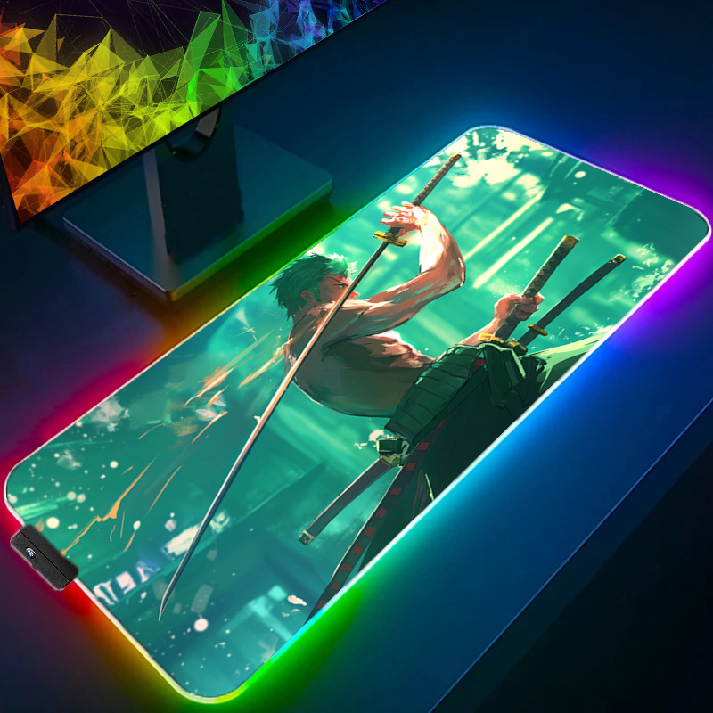 ONE PIECE Zoro Mouse Pad RGB G - Gaming Accessories For Desk review and price