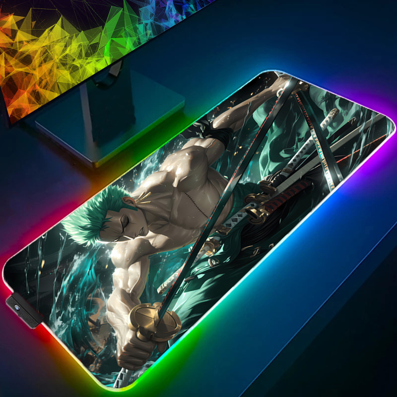 ONE PIECE Zoro Mouse Pad RGB G - Gaming Accessories For Desk review and price