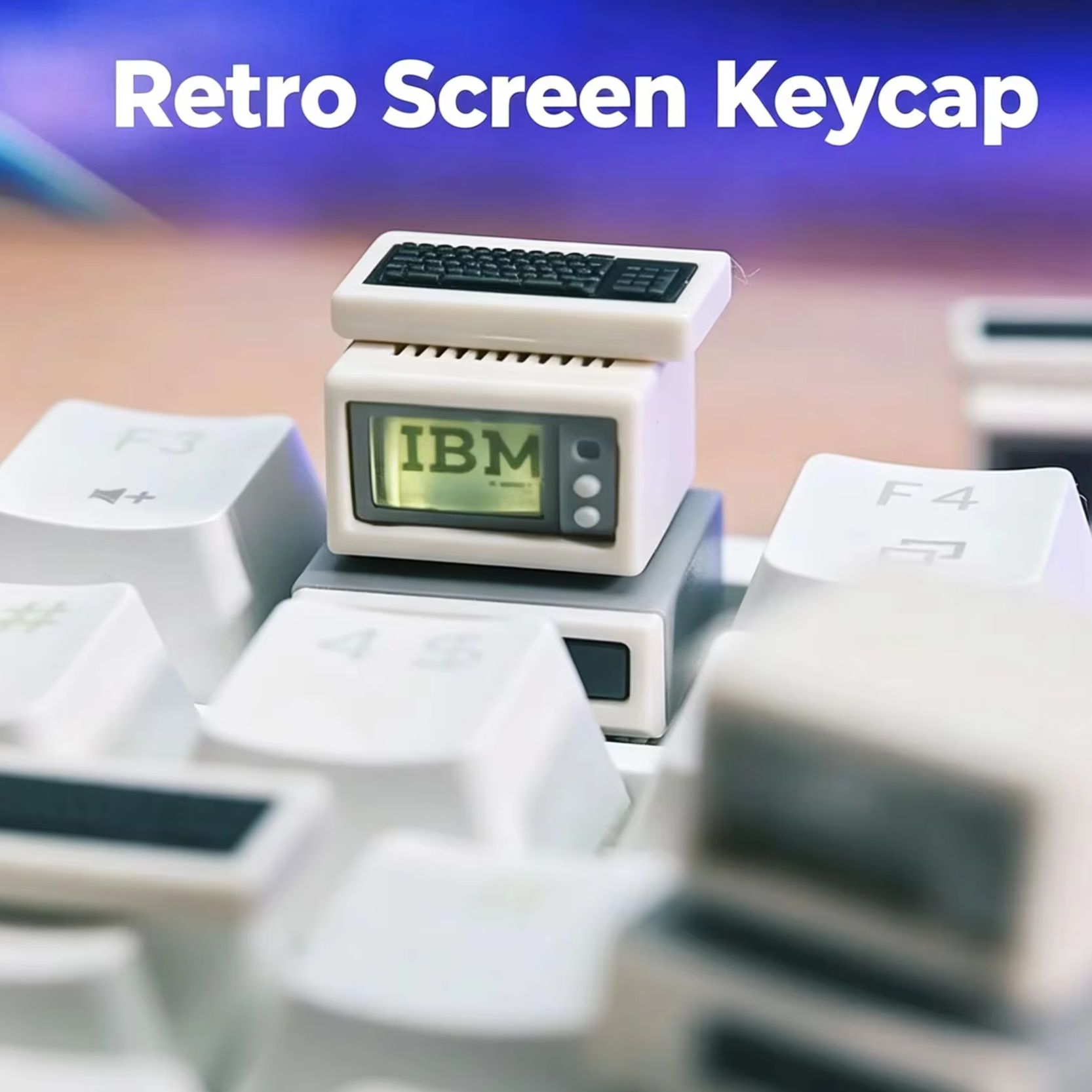 Retro Computer Keycap Backlit  - Gaming Accessories Retro review and price