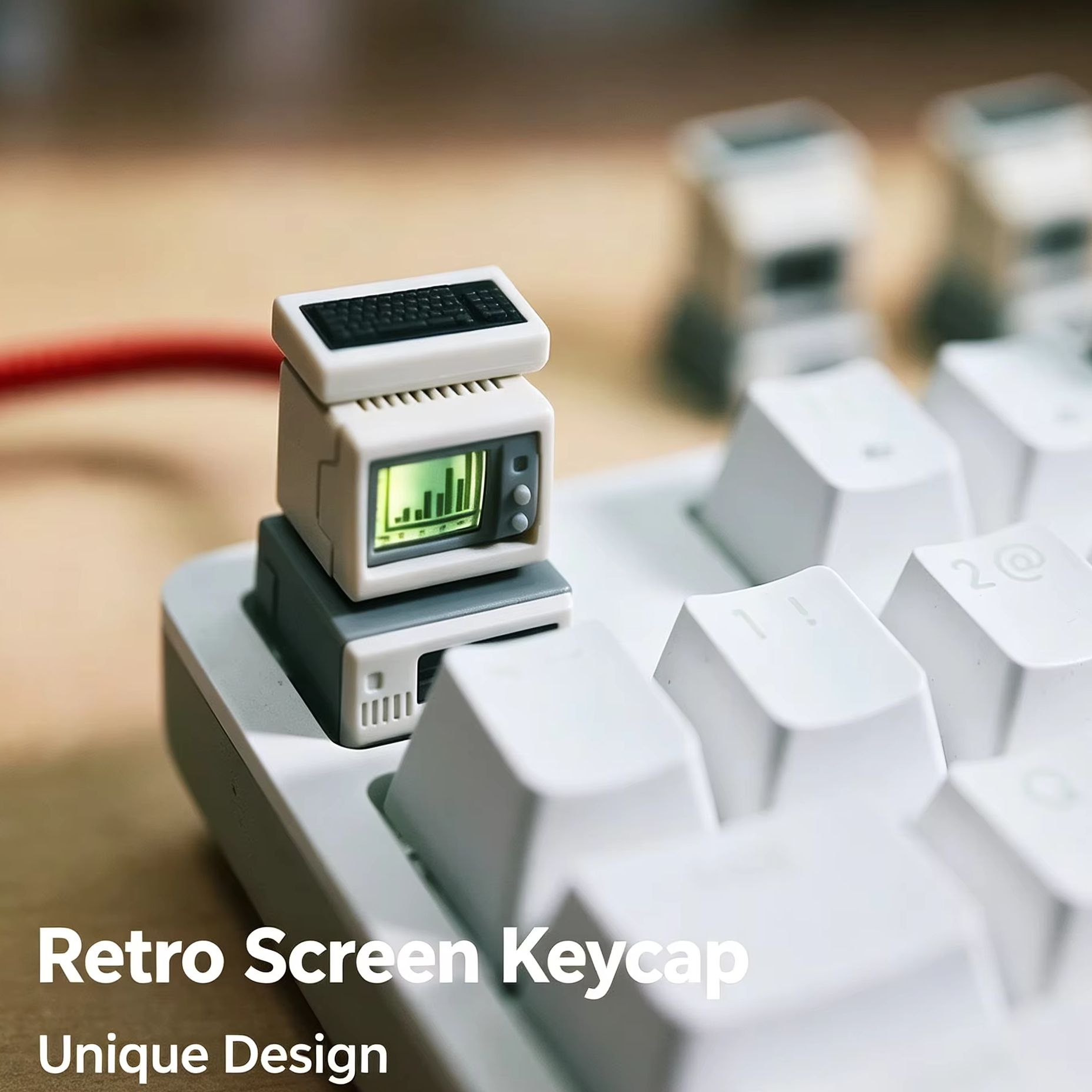 Retro Computer Keycap Backlit  - Gaming Accessories Retro review and price