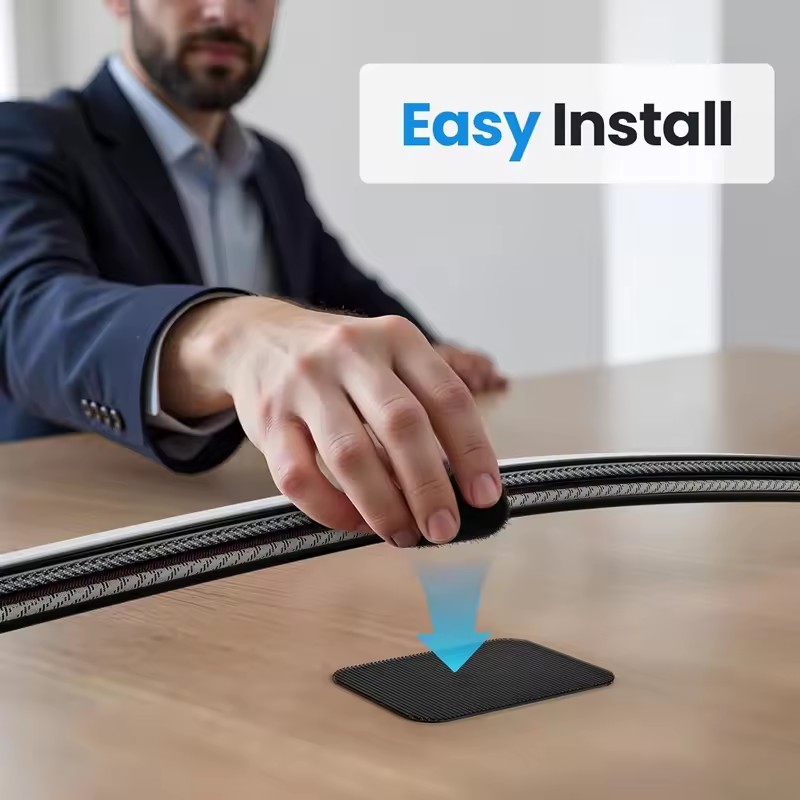 Adhesive Under Desk Cable Ties - Gaming Accessories For Desk review and price