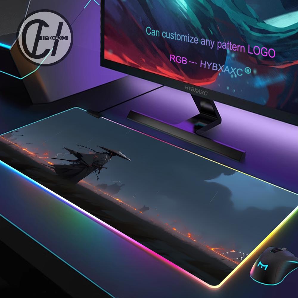 RGB Samurai Warrior Mouse Pad  - Gaming Accessories Companies review and price