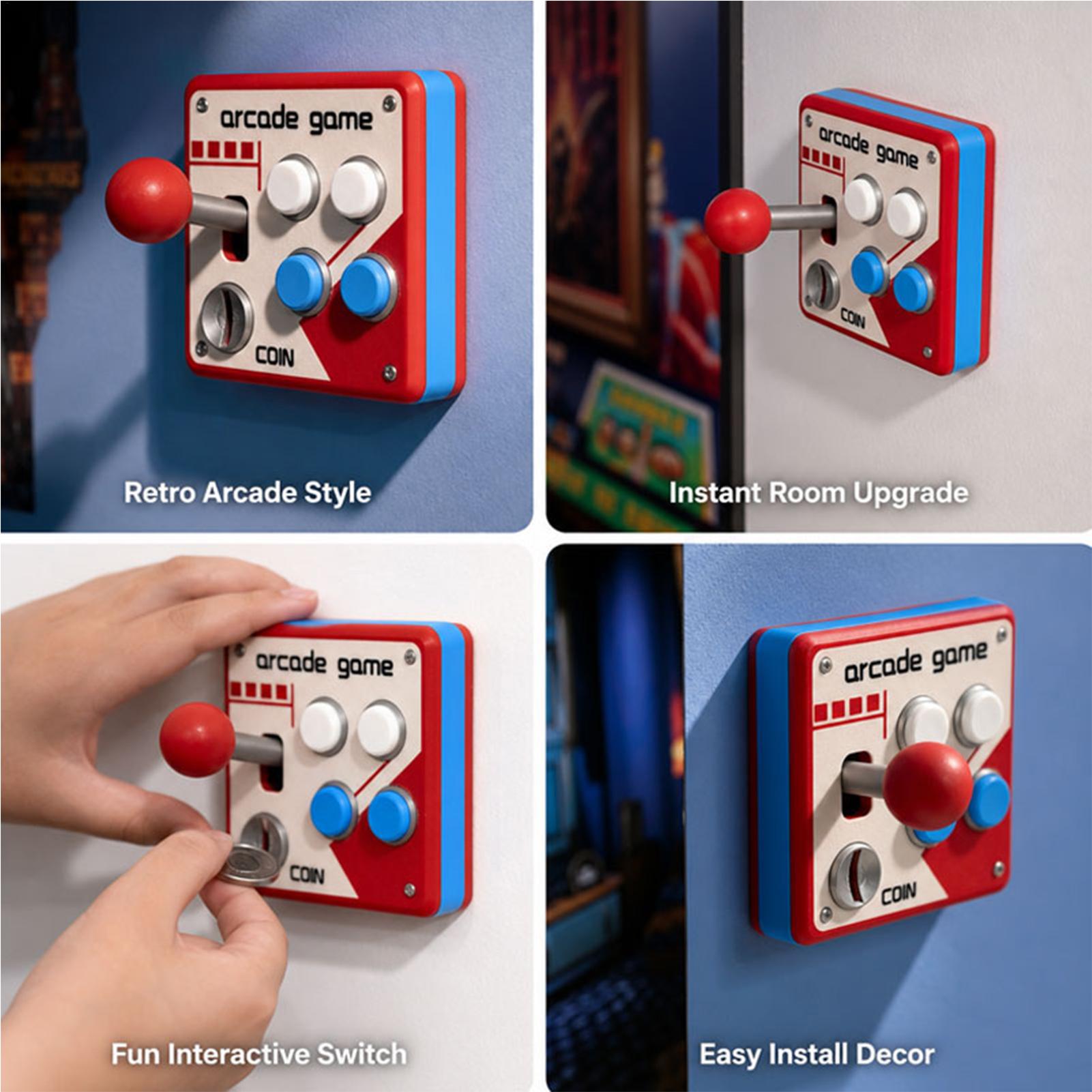 Creative Retro Arcade Game Lig - Gaming Accessories Decor review and price