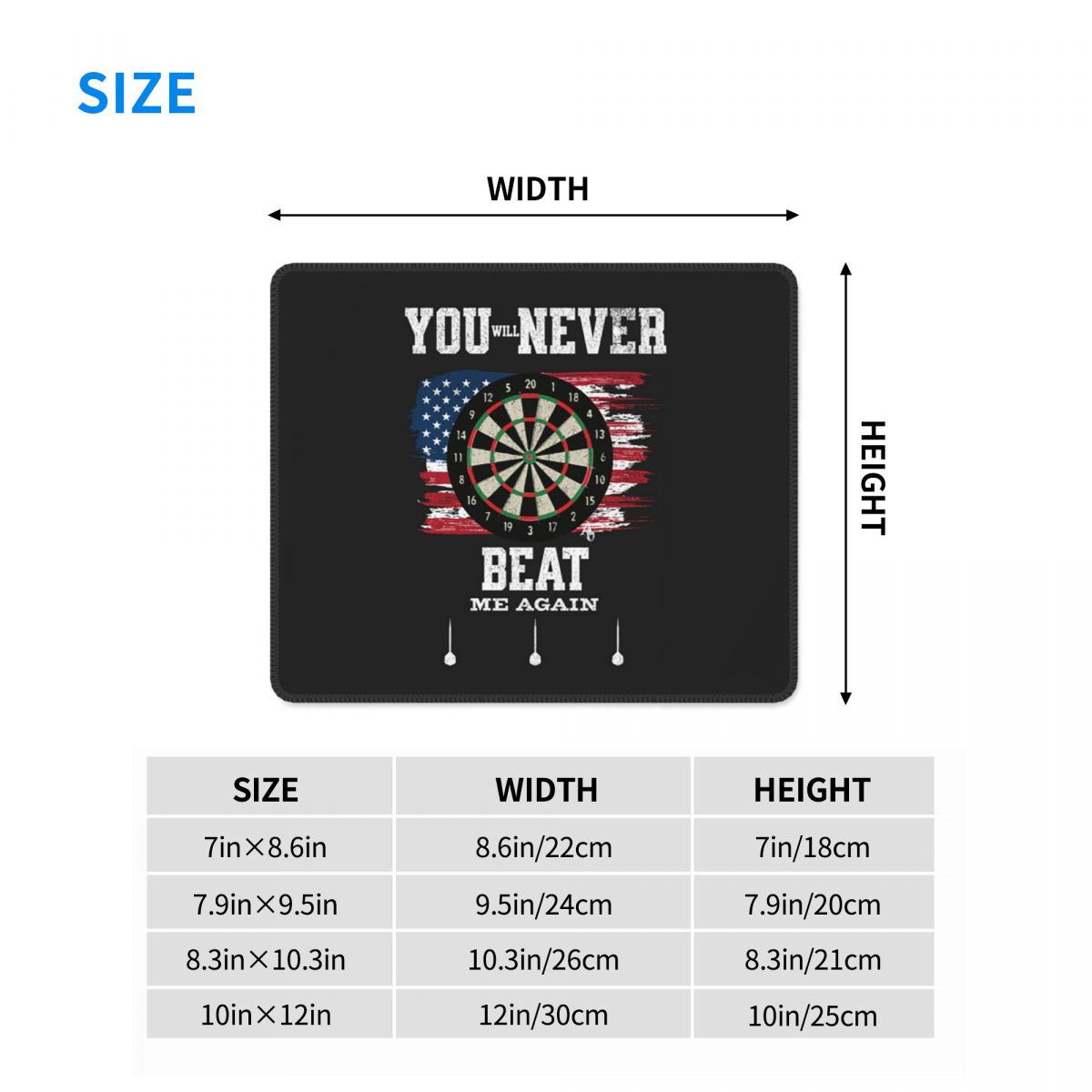 Multi-size Mouse Pad Dart Boar - Gaming Accessories Target review and price