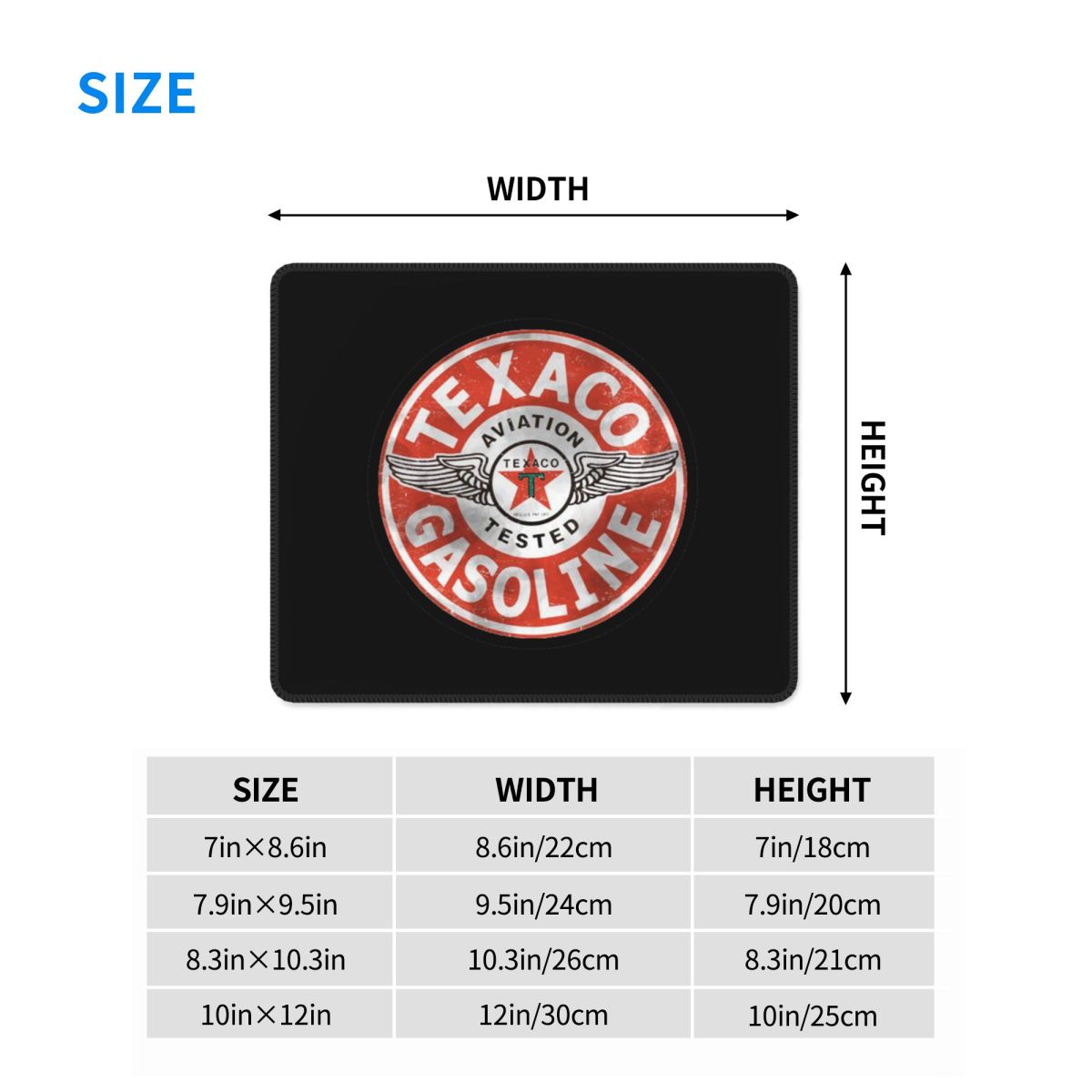 Vintage Texaco Logo Mouse Pad  - Gaming Accessories Logo review and price